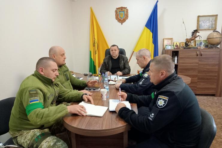 Рабочая встреча с силовиками в Тарутино