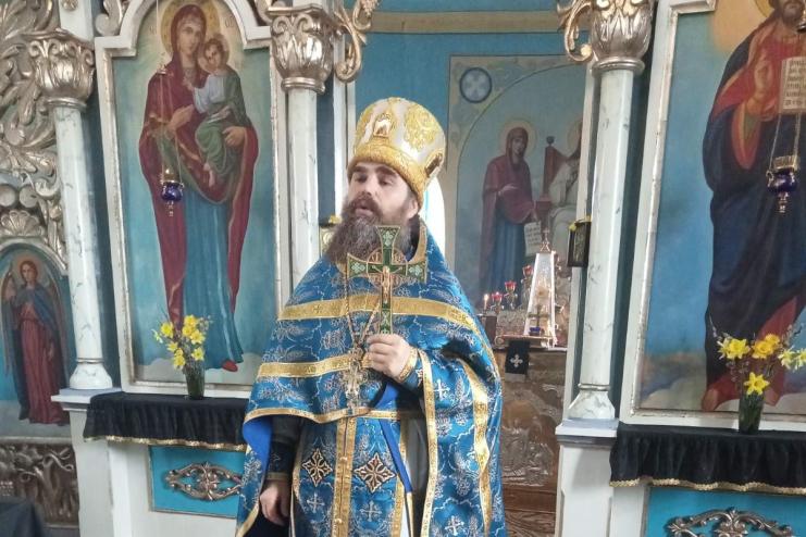 Благочинный Тарутинского и  Бородинского округа Архимандрит Киприан поздравил прихожан с Светлой Пасхой