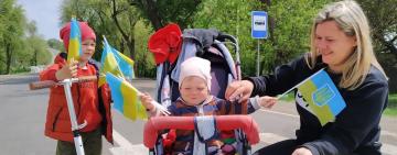  Детки в Малоярославце Первом посвятили флешмоб ВСУ