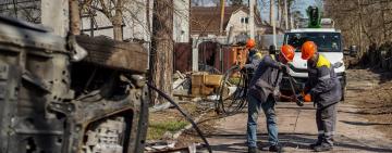 Одеські енергетики допомогли повернути світло на Київщину