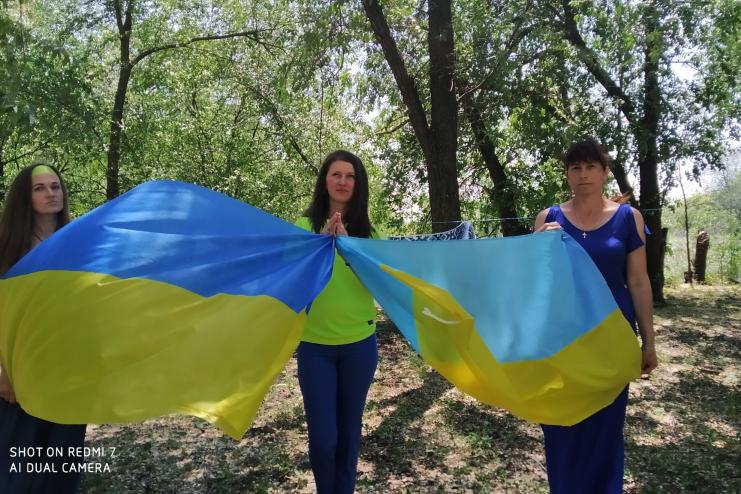 Флешмоб "Наша Вітчизна - Україна, ми її - громадяни!"