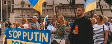 СВІТ З УКРАЇНОЮ! У Римі вшанували пам'ять українців, вбитих російськими окупантами