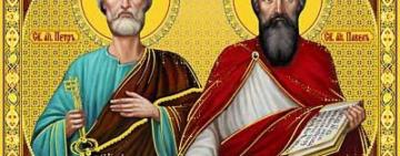 12 июля. Память святых первоверховных апостолов Петра и Павла