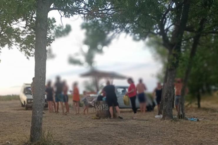На Мирнопільсьскій водоймі відпочиваючі напали на матір з дочкою