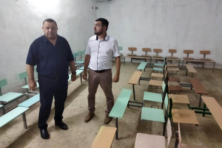Геннадій Бамбура перевірив укриття шкіл Тарутинської та Бородинської ТГ