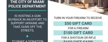 Власники зброї Майамі віддадуть її Україні