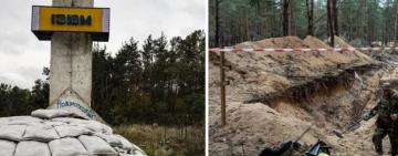 У Ізюмі виявили ще два масові поховання з сотнями тіл