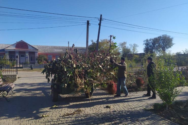 Осінній благоустрій у Тарутинській громаді