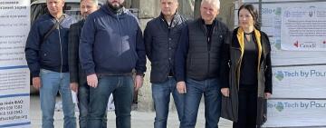 Аграрії Одещини отримали рукави для зберігання зерна