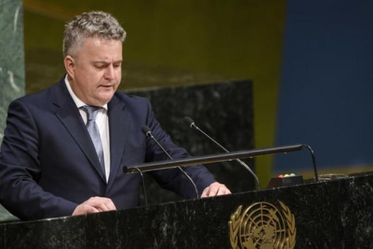 Україна представила на Генасамблеї ООН проєкт резолюції щодо репарації від РФ