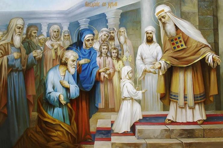4 декабря. Введение во храм Пресвятой Богородицы 