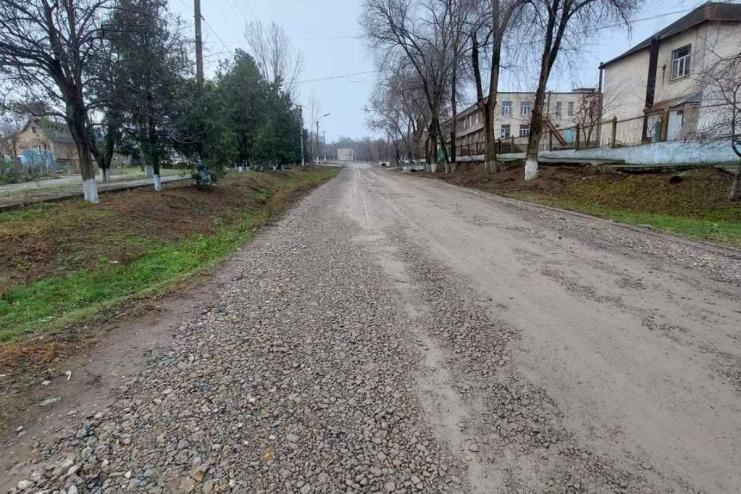 Облаштування проїзної частини вулиці у селі Павлівка