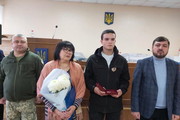 В Тарутинській громаді родичам Опанаса Халікова передали орден «За мужність», яким Захисник був нагороджений посмертно