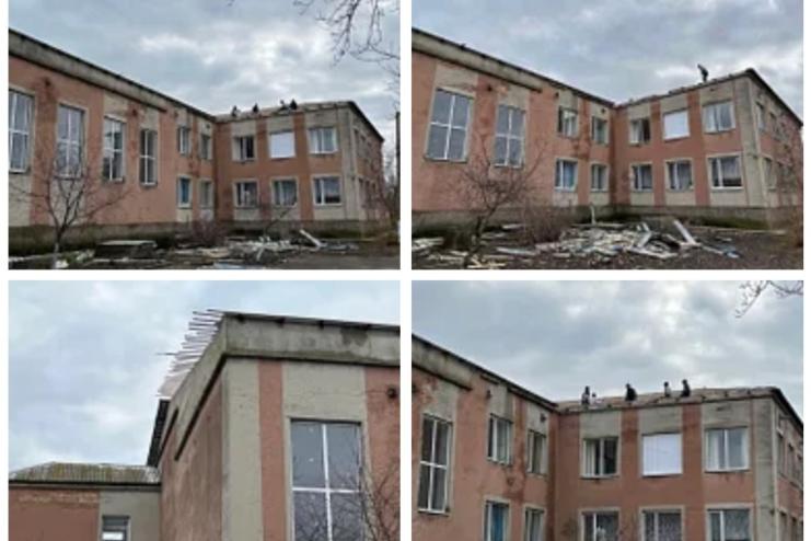 В Веселокутському закладі освіти Теплицької громади завершуються заходи з енергозбереження – заміна даху