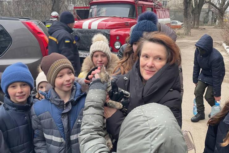 «Кіт-верхолаз», або як рятувальники Акерману відправили кота в «рятівний» політ..і ще одна історія порятунку