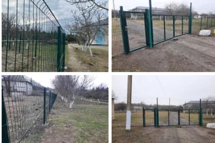 Для комфорту та безпеки: в Теплицькій громаді в закладі освіти (ліцей) огороджено прилеглу територію