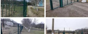 Для комфорту та безпеки: в Теплицькій громаді в закладі освіти (ліцей) огороджено прилеглу територію