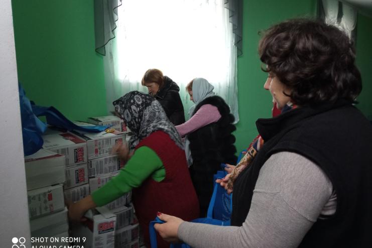 Продуктові набори у кожну хату с. Підгірне 
