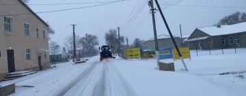 Як у Бородінській ТГ справилися з очищенням доріг від снігу
