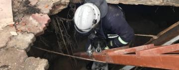ПОРЯТУНОК ЧОТИРИЛАПОГО: в Одеській області рятувальники витягнули з пастки собаку