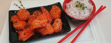 Соковита курка у кисло-солодкому соусі