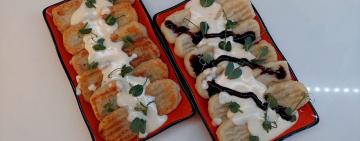 КАРТОПЛЯНІ НЬОКІ З СИРНИМ СОУСОМ