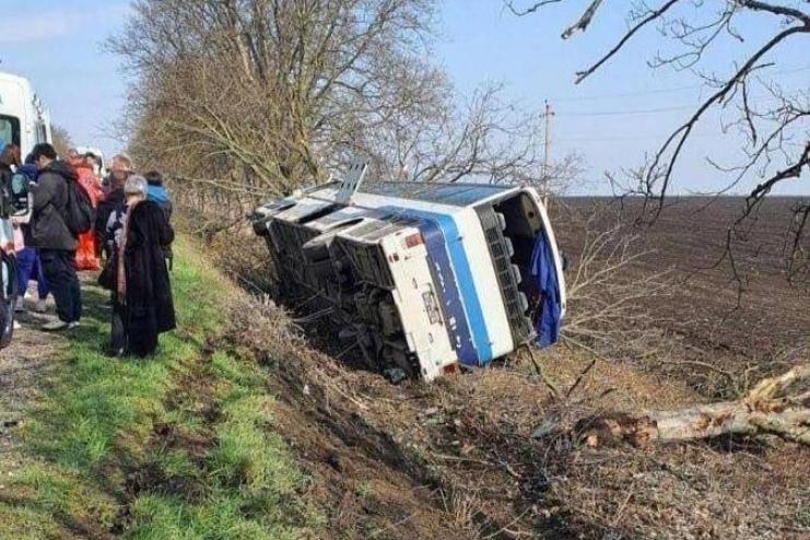 У Молдові перекинувся пасажирський автобус сполученням Кишинів - Київ