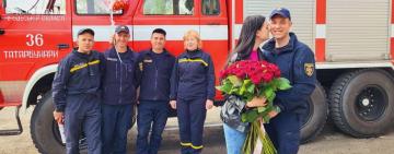 Рятувальник з Татарбунар оригінально освідчився коханій