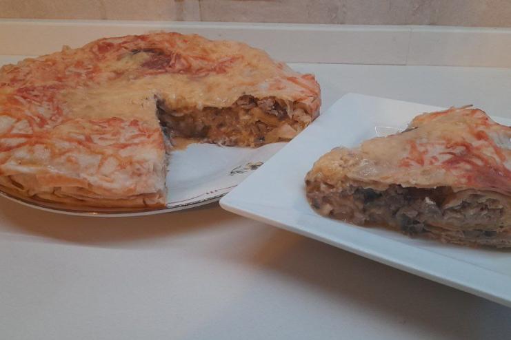 КУРЯЧИЙ ПИРІГ З ЛАВАША