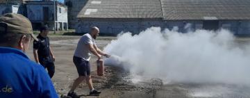 Навчання з пожежної безпеки на Березинському КХП