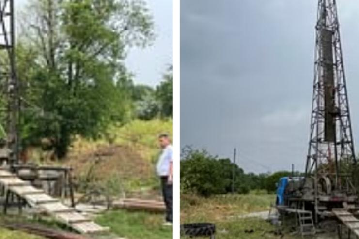 В Теплицькій громаді відбувається буріння нової артезіанської свердловини