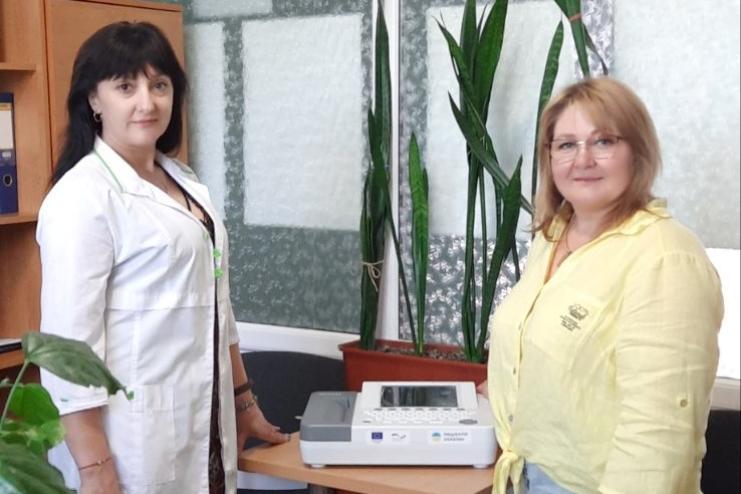Сучасні електрокардіографи для Тарутинської ЦПСМД від благодійного фонду