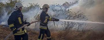 На Одещині продовжує горіти суха рослинність