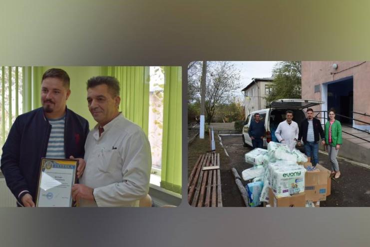 Про добро, вдячність й визнання: медики Тарутине подякували голові БФ «Шляхетна справа» Сергію Шутову за постійну підтримку