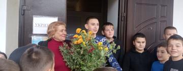 Приємна зустріч юного чемпіона з боксу Олександра Мельника у рідній Мало-Ярославецькій гімназії