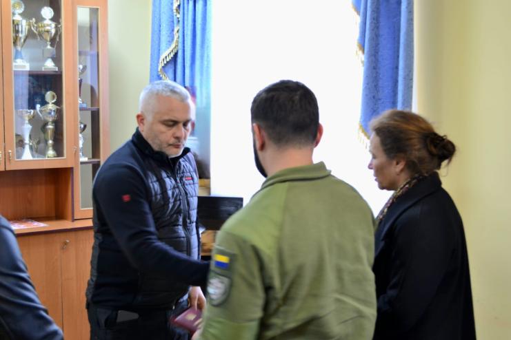 Родина загиблого захисника, уродженця  Арцизької ТГ, отримала державну нагороду