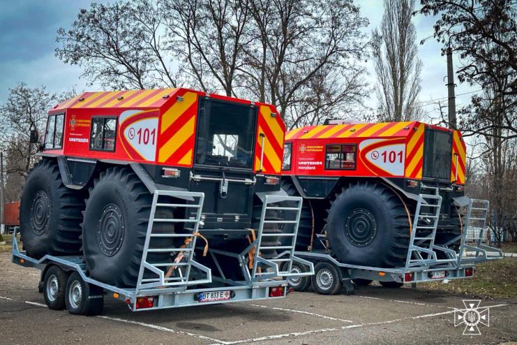 Рятувальники Одещини отримали два всюдиходи «Богун»