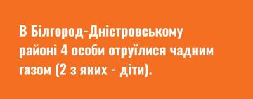 На Одещині ціла родина отруїлася чадним газом