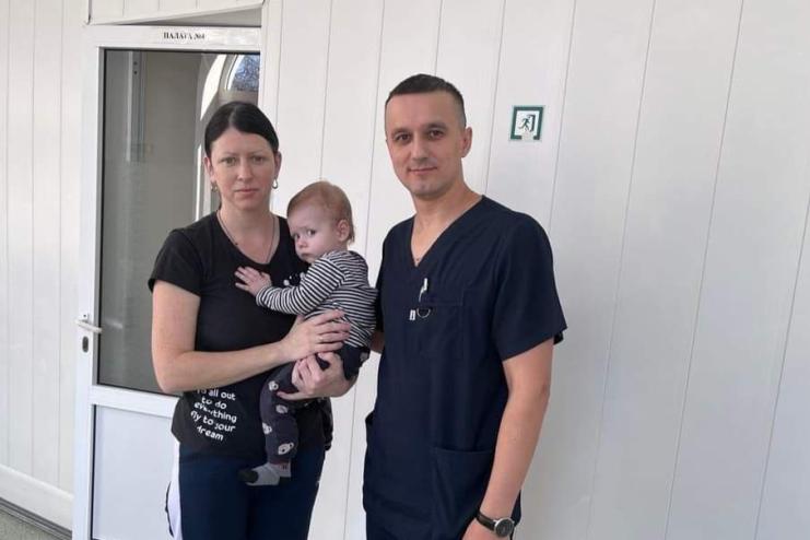 Однорічного Андрійка, який мав рідкісну аномалію, врятували хірурги Одеської обласної дитячої клінічної лікарні