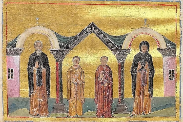 8 февраля. Память преподобного Ксенофонта Константинопольского супруги его Марии и сыновей Аркадия и Иоанна  