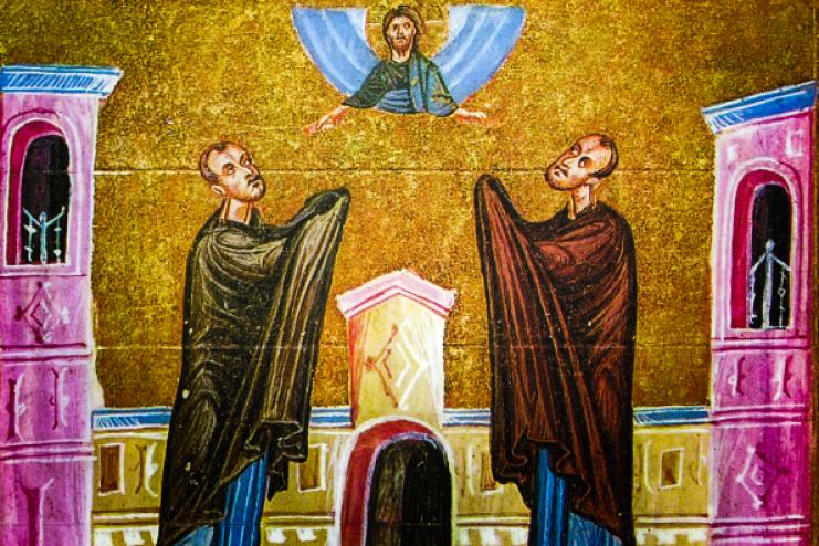 13 февраля. Память святых бессребреников мучеников Кира и Иоанна 