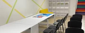 Укриття в Садовській гімназії облаштували сучасними меблями