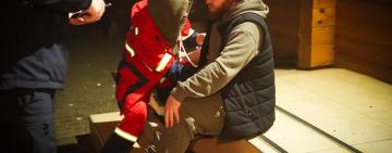 Вночі рятувальники гасили пожежу в трапезній храму на вулиці Тінистій в Одесі