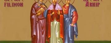 3 марта. Память апостолов от 70-ти Архиппа, Филимона и равноапостольной Апфии 