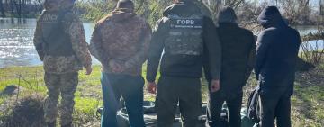 Поблизу Кілії затримано чоловіків, які переправляли військовозобов’язаних  на гумовому човні до Румунії
