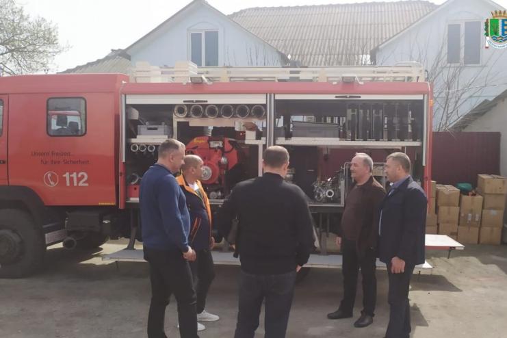Громада в Ізмаїльському районі отримала пожежну техніку з Німеччини