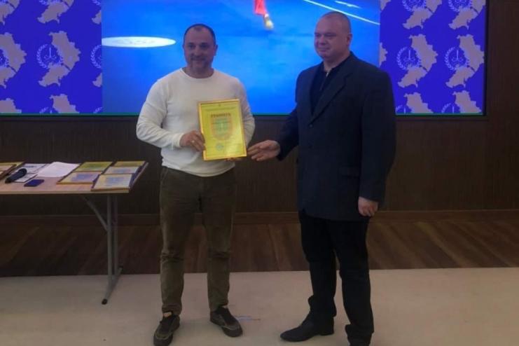 Грамотою за вагомий особистий внесок у розвиток фізичної культури і спорту в Одеській області  нагороджено Сергія Лозанюка