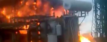 На Одещині через пожежу чотири населені пункти залишились без світла