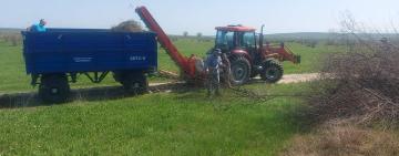 В Павлівській громаді почали використовувати навісну модифікацію подрібнювача гілок