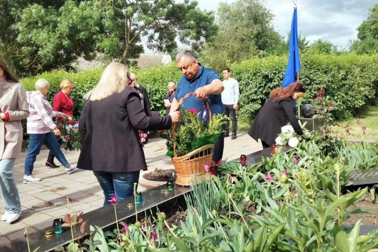 У Бородіно вшанували подвиг борців проти нацизму у Другій світовій війні